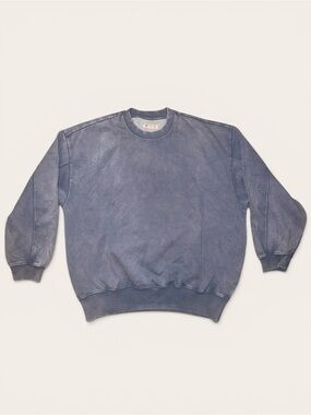 Billabong Women's Washed Navy Crewneck Sweatshirt Size Medium NWT